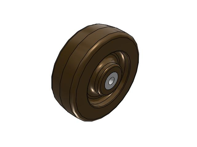 TR High-Heat Phenolic 6 x 2 Wheel with Straight Bearing