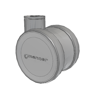 Twist Hollow Kingpin Caster with 100 x 2 TPU (95a) Wheel