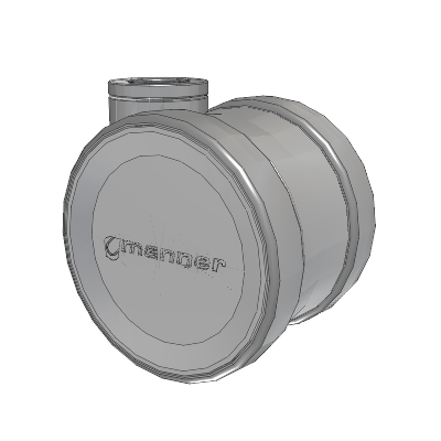 Twist Hollow Kingpin Caster with 75 x 2 TPU (95a) Wheel