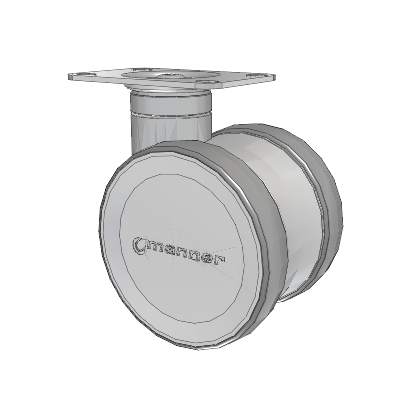 Twist Top Plate Swivel Caster with 100 x 2 TPU (95a) Wheel