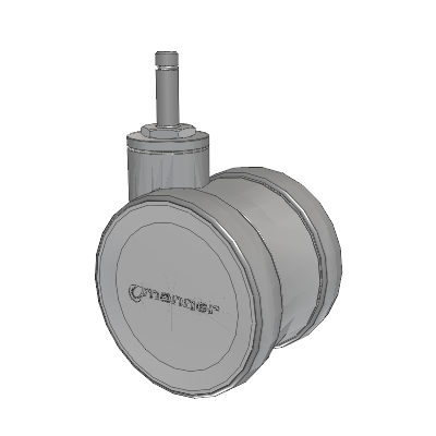 Twist Grip Ring Caster with 100 x 2 TPU (95a) Wheel