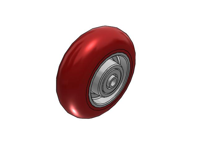 Roues UA 6 x 2 avec roulements à billes de précision