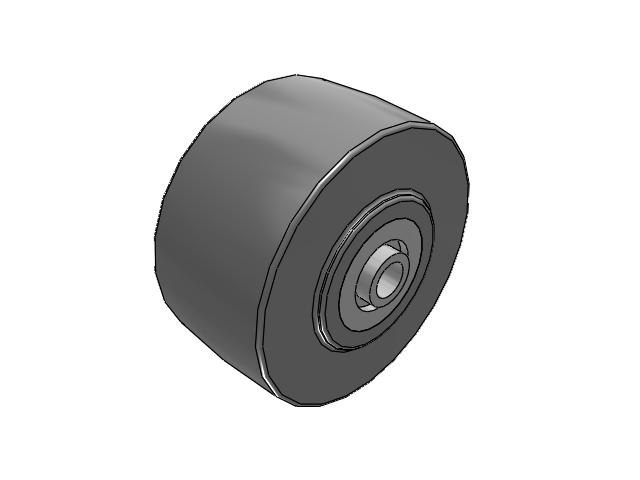 XP X-treme Plus Solid Polyurethane 4 x 2 Wheel with Precision Ball Bearing