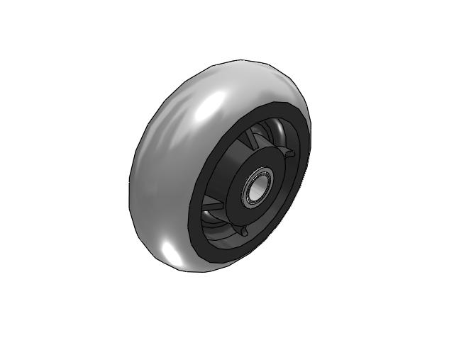 XR X-tra Soft Rubber Wheels 6 x 2 with Roller Bearing