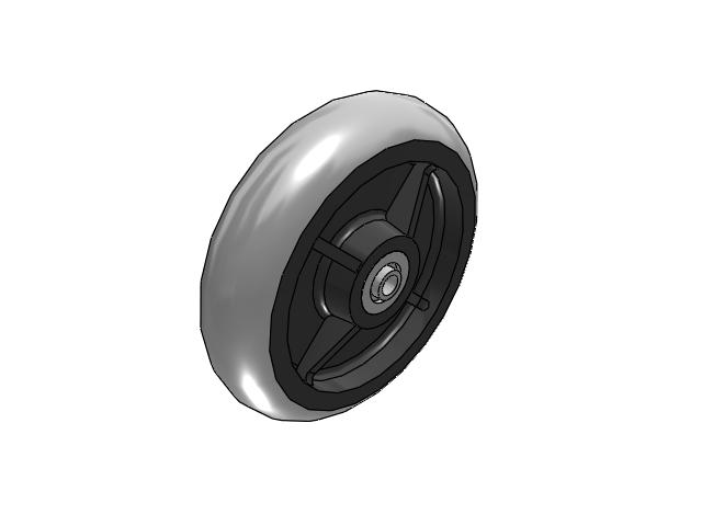 XR X-tra Soft Rubber Wheels 8 x 2 with Precision Ball Bearing