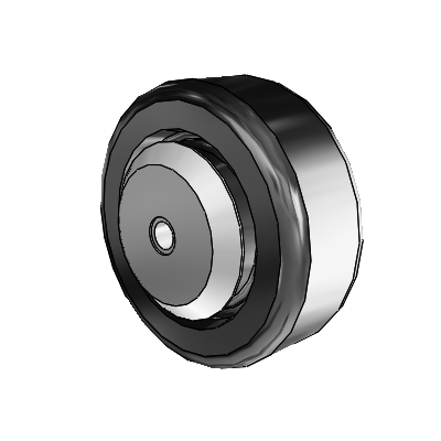 Phenolic Phenolic Resin 4 x 1.5 Wheel with Pedestal Precision Ball Bearing