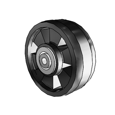 Maxim Thermoplastic Compound 4 x 1.5 Wheel with Delrin Bearing