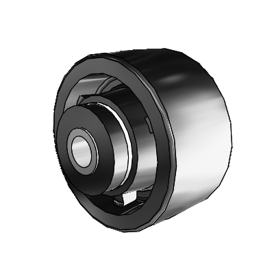 Polyolefin 3 x 1.5 Wheel with Delrin Bearing