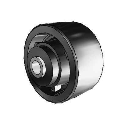 Polyolefin 3 x 1.5 Wheel with Plain Bearing