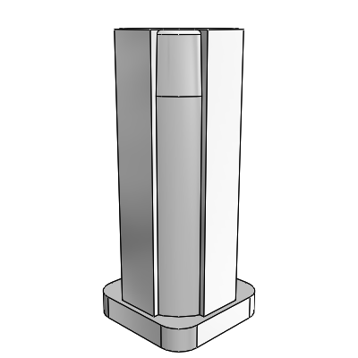 Reinforced Thermoplastic Square Tube Sockets
