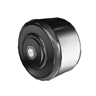Phenolic Phenolic Resin 3.25 x 2 Wheel with Roller Bearing
