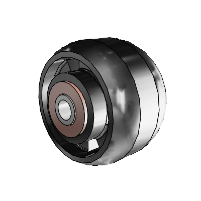 Maxim Thermoplastic Compound 3.25 x 2 Wheel with Bronze Bearing