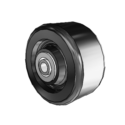 Phenolic Phenolic Resin 4 x 2 Wheel with Delrin Bearing