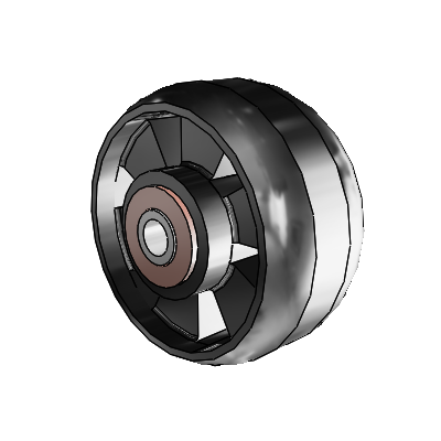 Maxim Thermoplastic Compound 4 x 2 Wheel with Bronze Bearing