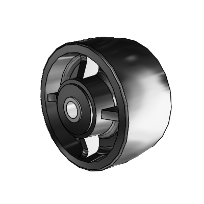 Polyolefin 4 x 2 Wheel with Roller Bearing