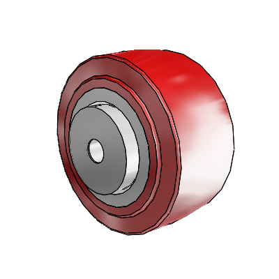 Polyurethane Hi-Tech HI-TECH Polyurethane Polyolefin 4 x 2 Wheel with PPBB Bearing