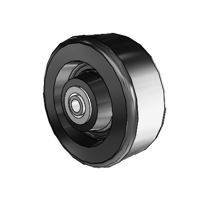 Phenolic Phenolic Resin 5 x 2 Wheel with Delrin Bearing
