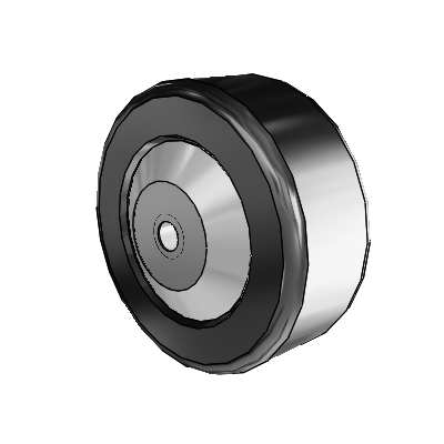 Phenolic Phenolic Resin 5 x 2 Wheel with Delrin Bearing