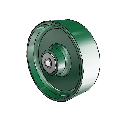 Forged Steel Enameled Steel 6 x 2 Wheel with Roller Bearing
