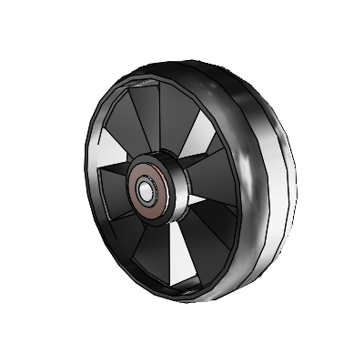 Maxim Thermoplastic Compound 6 x 2 Wheel with Bronze Bearing