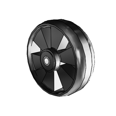 Maxim Thermoplastic Compound 6 x 2 Wheel with Roller Bearing