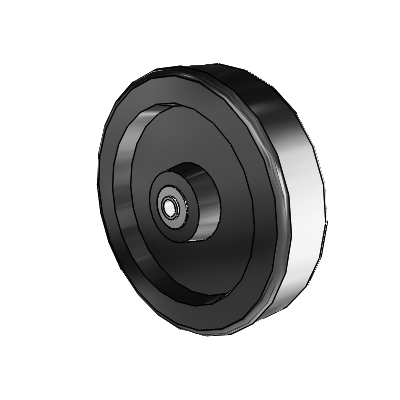 Phenolic Phenolic Resin 8 x 2 Wheel with Pedestal Precision Ball Bearing