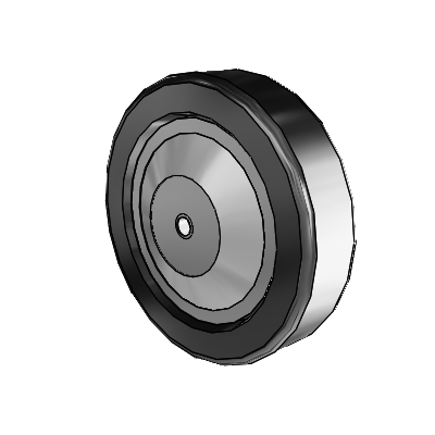 Phenolic Phenolic Resin 8 x 2 Wheel with Pedestal Precision Ball Bearing