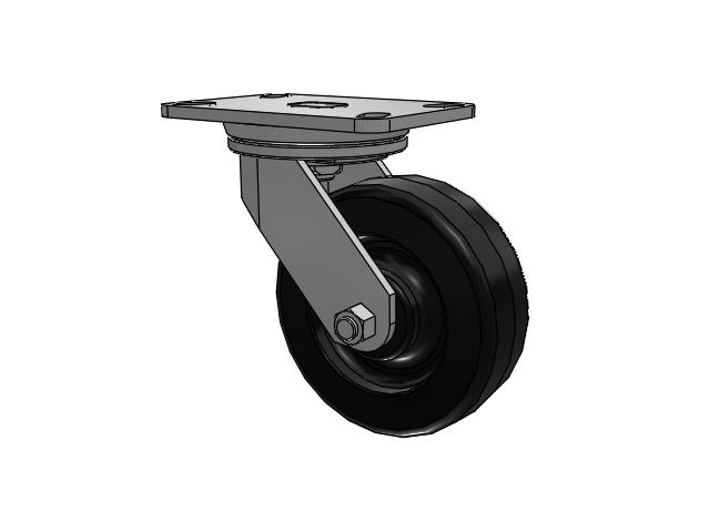 72 Series Top Plate Swivel Caster with 6 x 2 TM - Phenolic Wheel