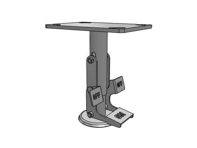 90 Series Floor Locks, 7 Retracted Height, 8.25 Extended Height