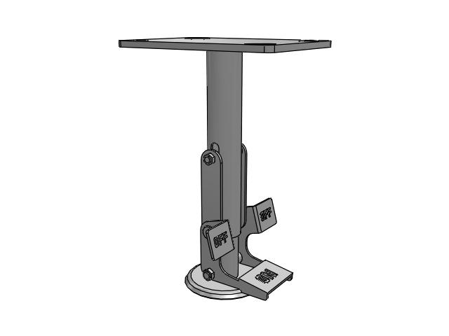90 Series Floor Locks, 9.5 Retracted Height, 10.75 Extended Height