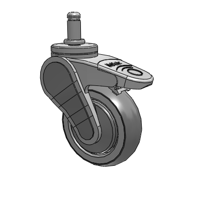 Avant Grip Ring Stem Swivel Caster with 3 x 1 QuikStart Wheel