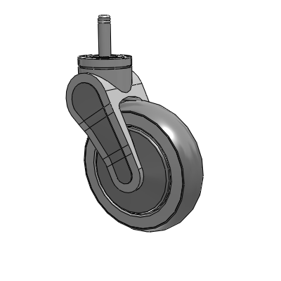 Avant Grip Ring Stem Swivel Caster with 5 x 1.25 QuikStart Wheel