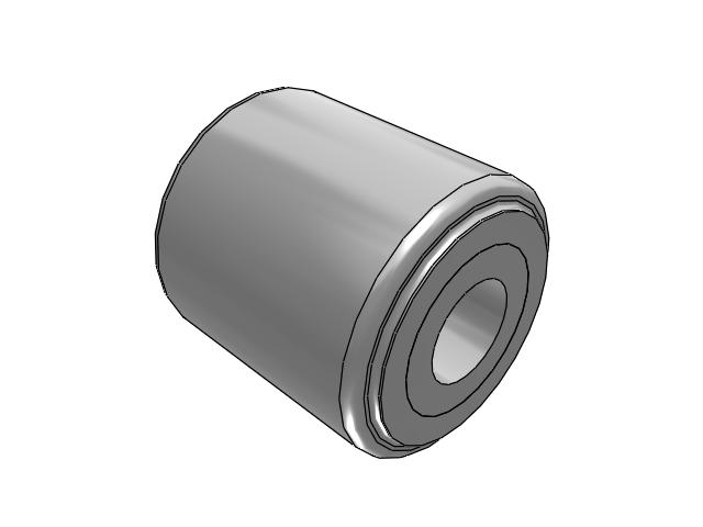 CA Cast Iron Wheels 4 x 4 with Straight Roller Bearing