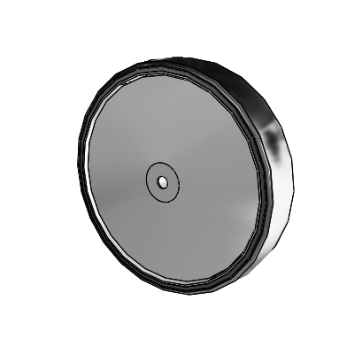 Thermoplastic Rubber CHX Thermoplastic Urethane 6.0000 x 1.2500 Wheel with Precision Ball Bearing
