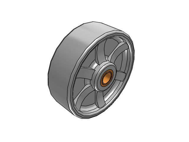 CH Cast Iron Wheels 6 x 2 with Bronze Bearing