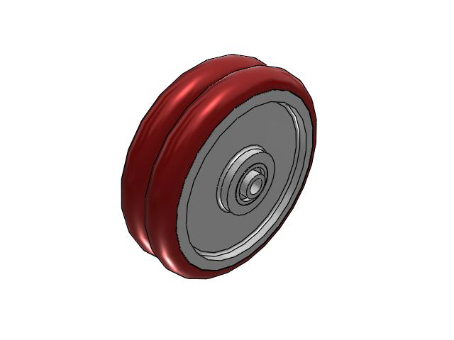 EY Wheels 10 x 3 with Precision Ball Bearing