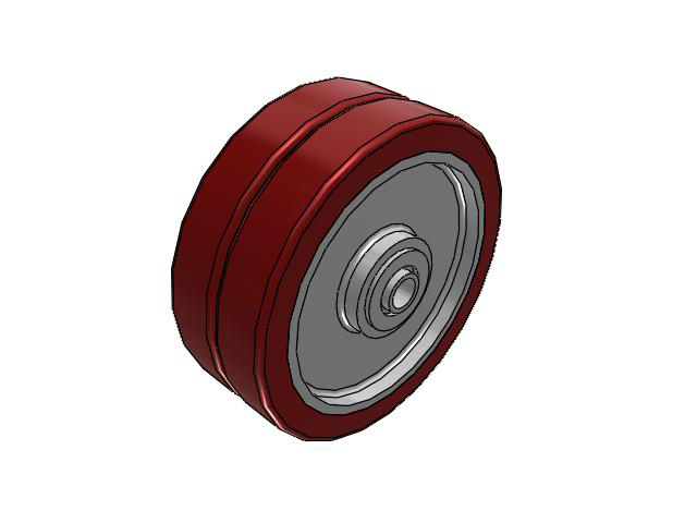 EZ Wheels 8 x 3 with Precision Ball Bearing