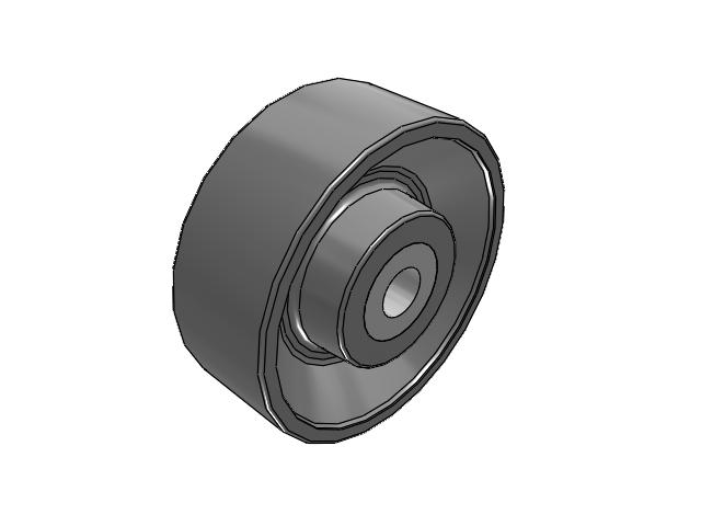 FH Drop Forged Steel 8 x 3 Wheel with Staight Roller Bearing