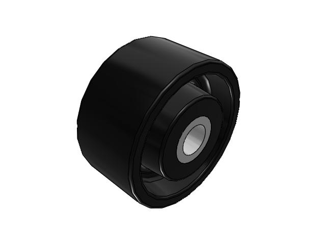 FM Ductile Iron 6 x 3 Wheel with Straight Bearing