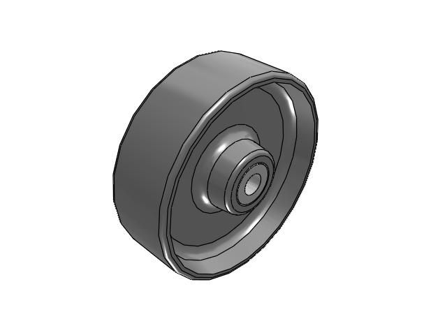 FS Drop Forged Steel 6 x 2 Wheel with Straight Roller Bearing