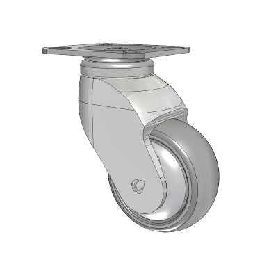 Tango Top Plate Swivel Caster with 75 x 32 TPU (80a) Wheel