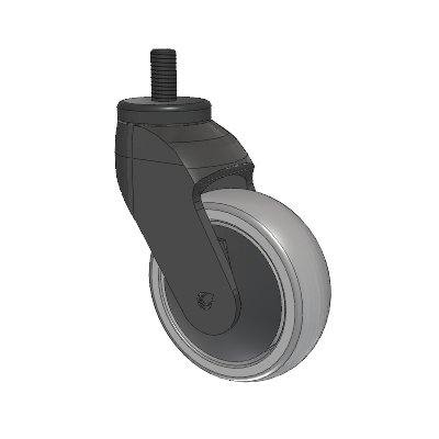 Tango Threaded Stem Caster with 100 x 32 TPU (80a) Wheel