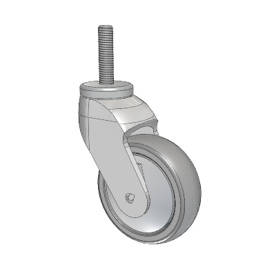 Tango Threaded Stem Caster with 100 x 32 TPU (80a) Wheel