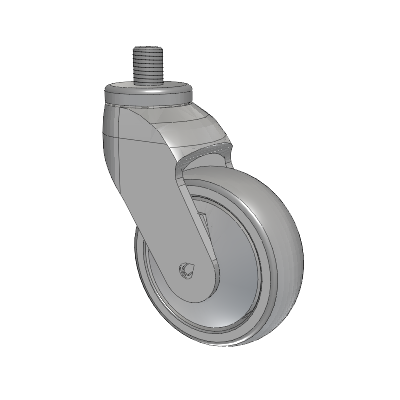 Tango Threaded Stem Caster with 100 x 32 TPU (80a) Wheel