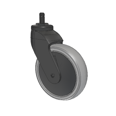 Tango Grip Ring Caster with 125 x 32 TPU (80a) Wheel