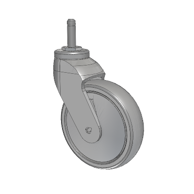 Tango Grip Ring Caster with 125 x 32 TPR (80a) Wheel