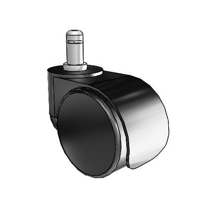 Chair Grip Ring Swivel Caster with 2.1653 Wheel