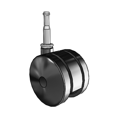 Ultima Grip Neck Swivel Caster with 2.3622 Wheel