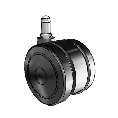 Ultima Grip Ring Swivel Caster with 2.9527 Urethane Wheel