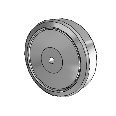 Thermoplastic Rubber RZ Razer 3.0000 x 0.8750 Wheel with Ball Bearing